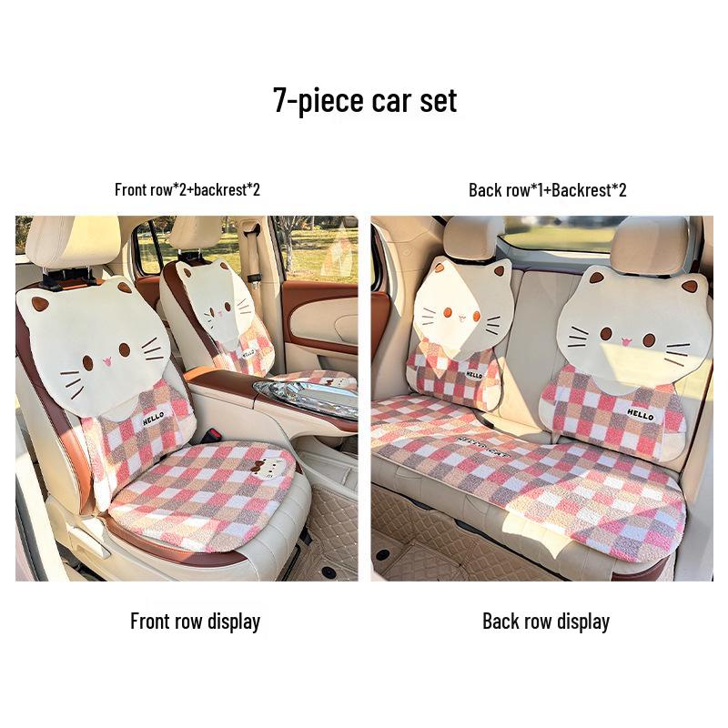 Plüsch-Autositzkissen für den Winter - Warm, Dick & Gemütlich für Herbst und Winter