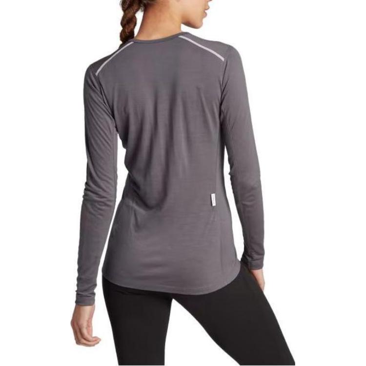 Adidas Terrex Xperior Merino 150 Baselayer Long Sleeve Tee Women Tops Gray HZ8558