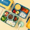 Food Container With Divided Compartments Soup Bowl Utensils Microwave Safe Plastic Lunch Box For Home Office