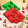 Christmas Series Christmas Tree Chocolate Mousse Food Grade Silicone Mold Easy Release Cake Mold
