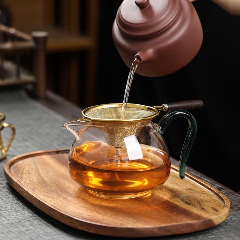 Wooden Handle Stainless Steel Tea Strainer