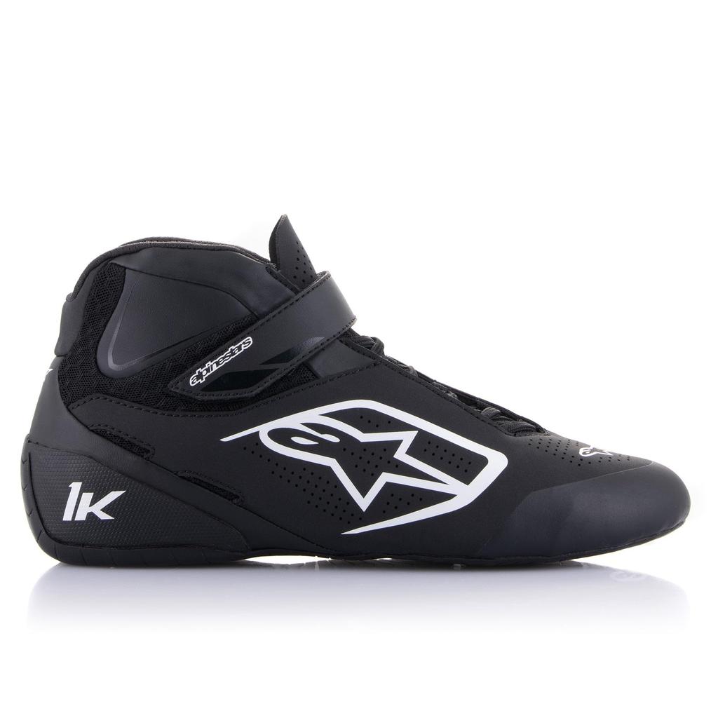 Alpinestars TECH-1 K V2 Kart Shoes, Black/White, Size 7 (Product Code: 2712022-12-7)