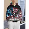 2025 Mode Cooler Adler Herren Hoodie 3D Gedruckte Hoodies Edition Trend Amerikanischer Adler Herren Sportbekleidung Kinder Freizeit Unisex Pullover