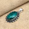 Gorgeous Indicolite Gemstone Handmade 925 Sterling Silver Jewelry Pendant For Memorial Day