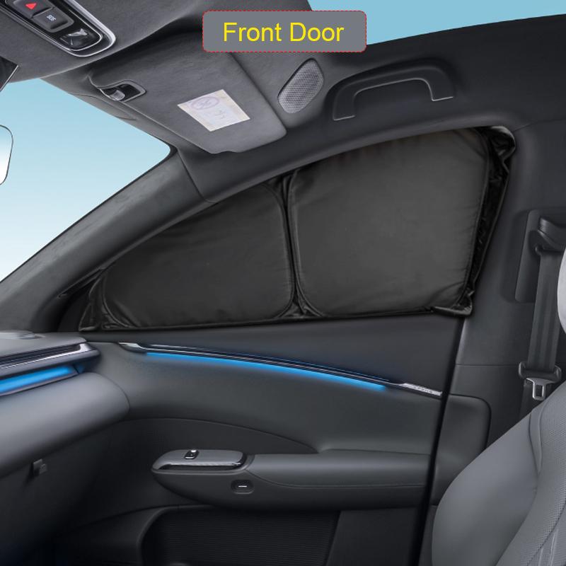 Car Black Window Privacy Sunshade For XPENG G7 2025-Present Auto Anti-UV Heat Insulation Protect Cover Interior Accessory