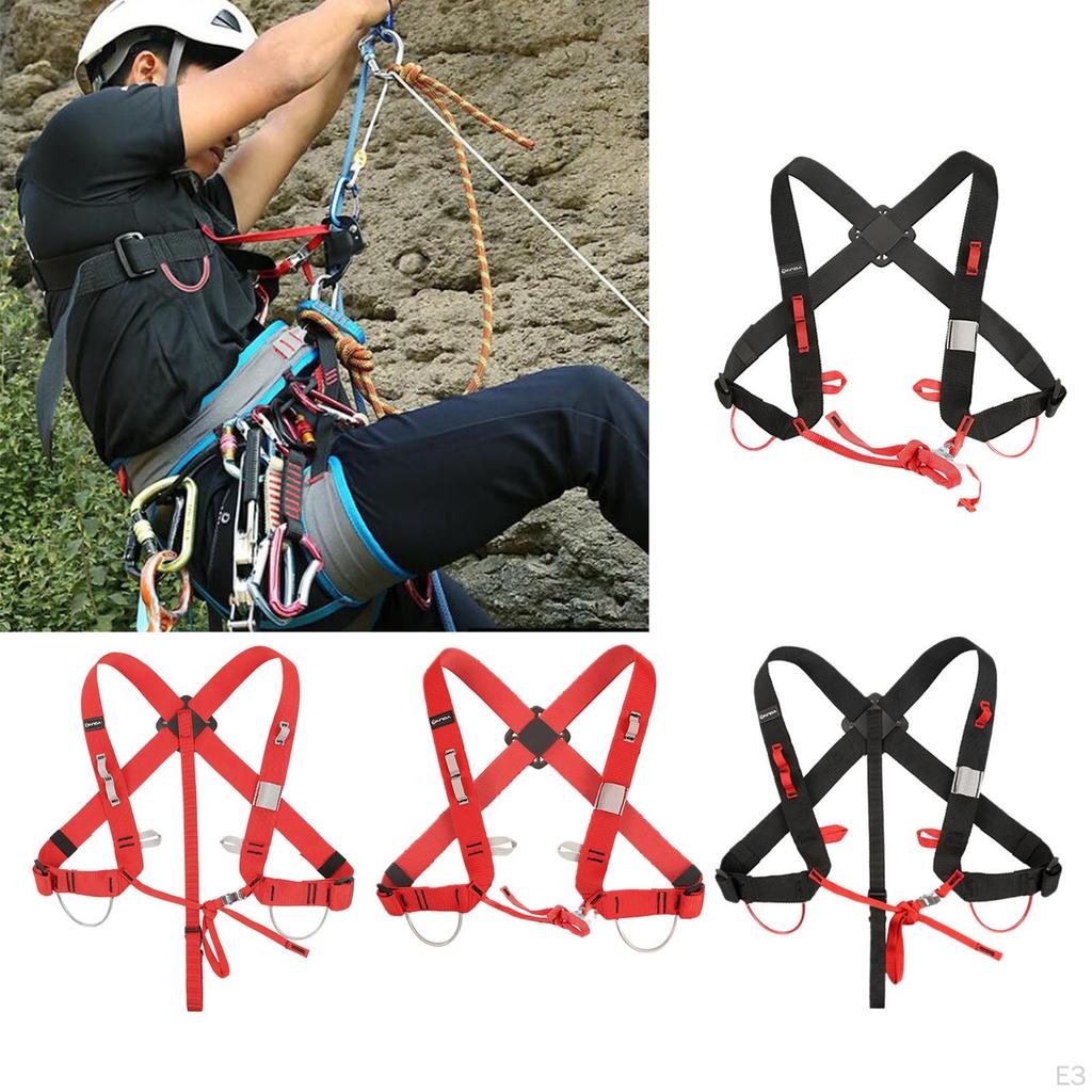 Στήθος Αναρρίχησης Ρυθμιζόμενος Ιμάντας Ώμου Βοήθημα Συσκευή Ζώνης Ασφαλείας για Εργασία Μισό