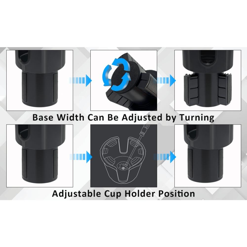 1PC Water cup limiter, car cup holder, car beverage rack, suitable for large bottles and cups up to 10.41 cm