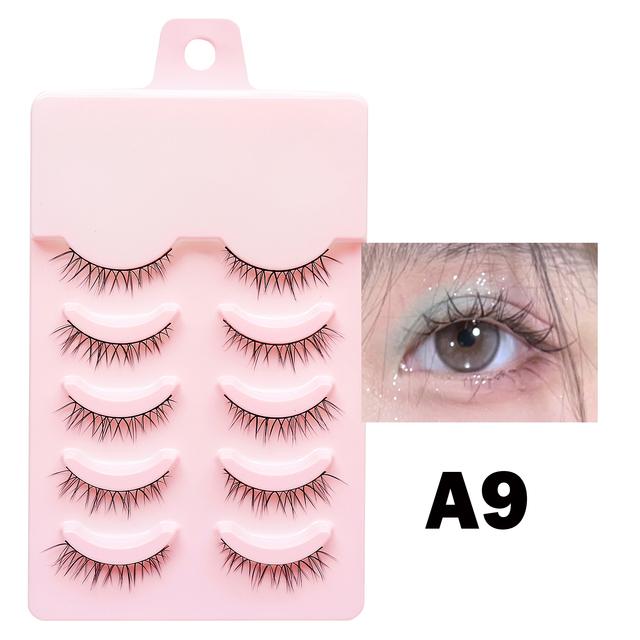 New Manga Lashes Soft Natural Eyelashes Thick False Eyelashes Manga Eyelashes Daily Dating Makeup Eyelashes Lashes Wispy 