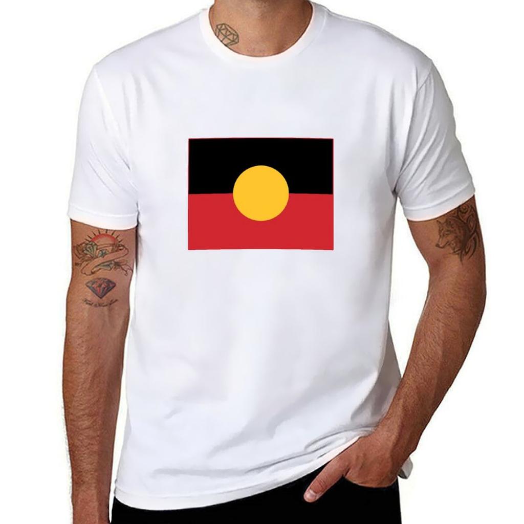 The Aboriginal Flag 2 Tshirt Modern Print Casual Tshirt