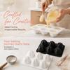 Heat-Resistant Silicone Cake Mold Non-Stick Petal Cake Mold Mousse Cake Mold  Kitchen Baking