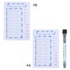 Convenient Chore Checklist Board for Kids Magnetic Schedule Chart with Reusable Memo and 4 Replaceable Blank Sheets