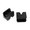 Plouluyt 2pcs Rubber Jack Pad Jack Stand Adapter Universal Rubber Slot Frame Rail Pinch Weld Protector Car Lift Pad