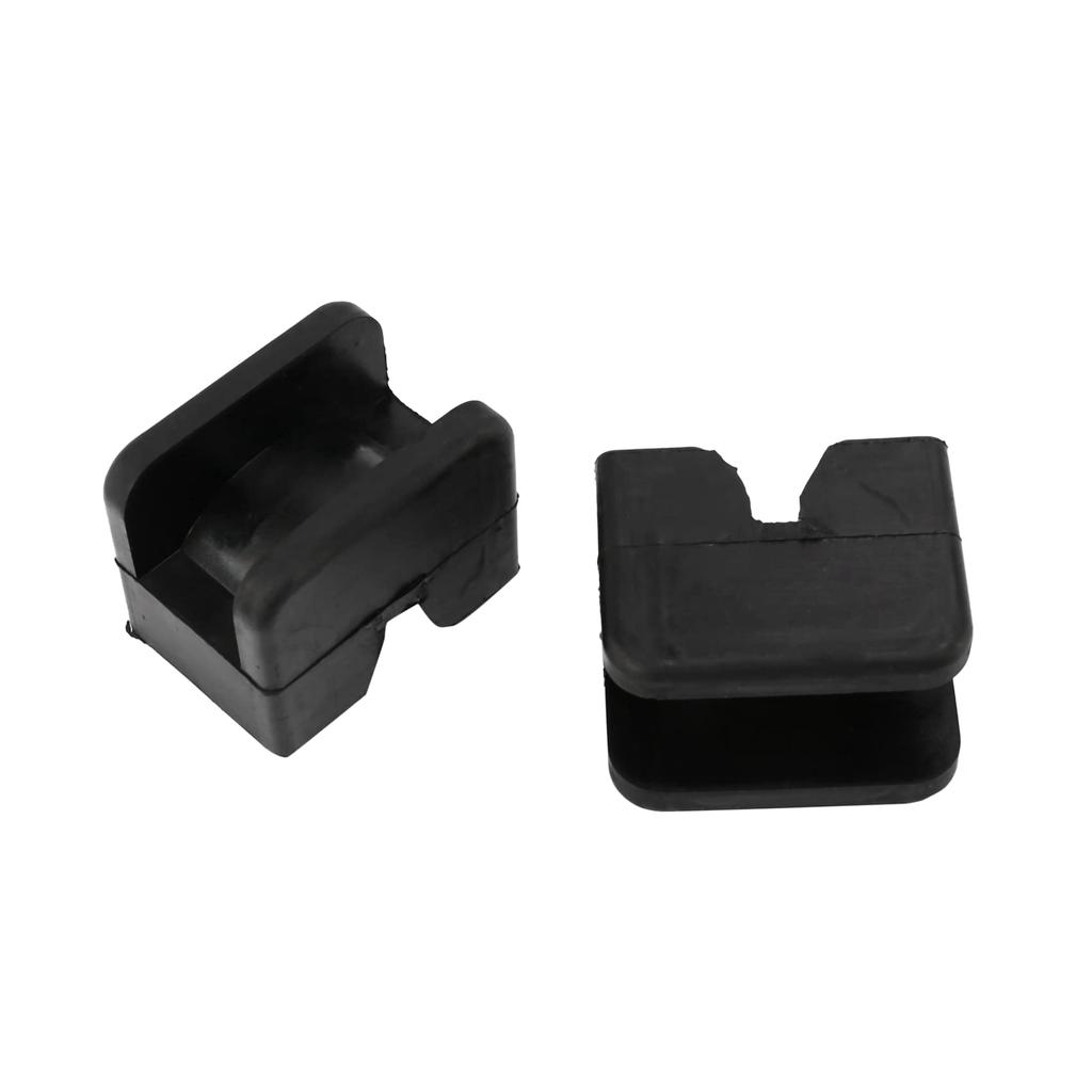 Plouluyt 2pcs Rubber Jack Pad Jack Stand Adapter Universal Rubber Slot Frame Rail Pinch Weld Protector Car Lift Pad