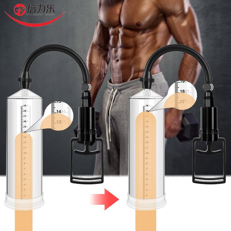 Beilile Enlargerment Penis Pump  Male Massage Masturbator Penis Trainer Adults Sex Toys for Men
