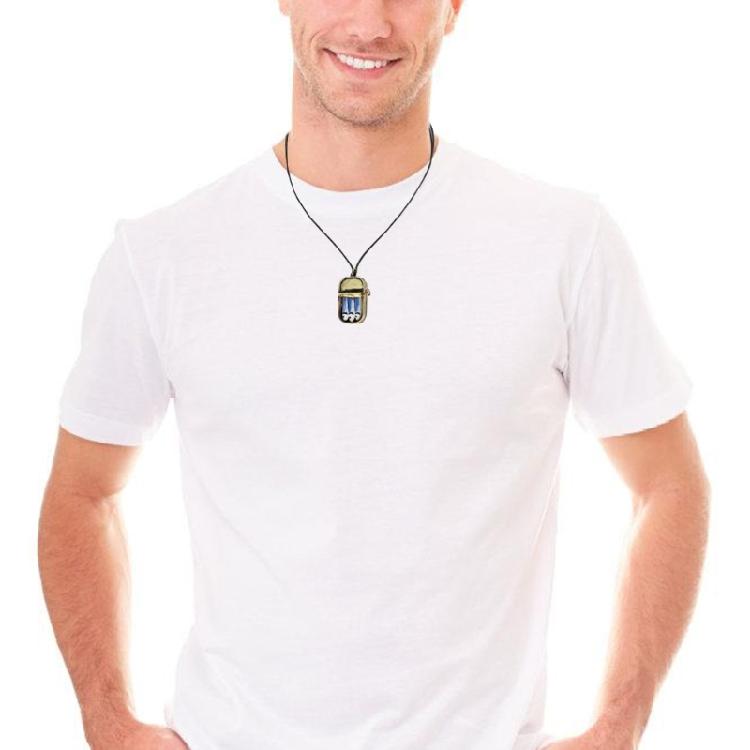 Affascinante Decorazione Lattina di Sardine Collana con Ciondolo Lattina di Sardine di Alta Qualità Per Feste a Tema e Occasioni Speciali