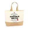 Jute Tote Bag - PLANETEE - Petit Bazar Secrétaire - Multicolored - Shoulder Bag - Exclusive Design
