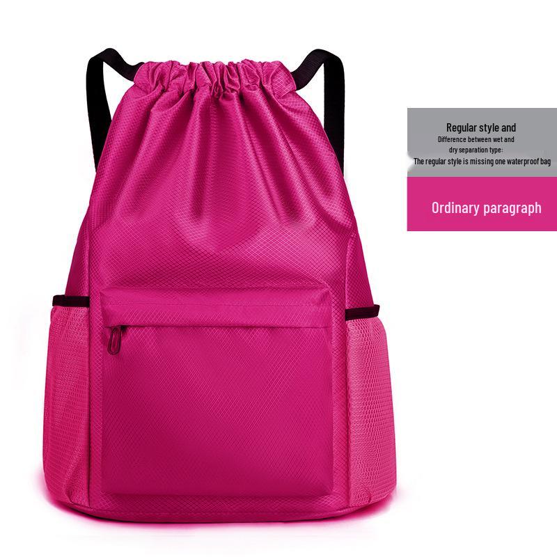Portable Fitness Drawstring Backpack for Sports, Training, and Events