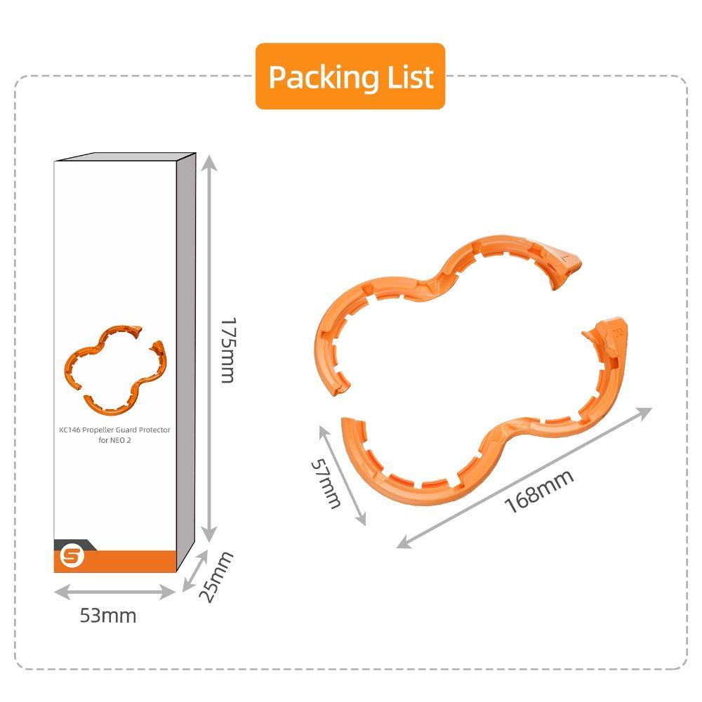 Protective Drone Propeller Guard Anti-Collision Props Guard for DJI NEO 2 Drone Accessories