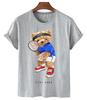 T-shirt Divertente con Stampa Orso Donna Moda Cartone Animato Harajuku Casual T-shirt Femminile Estiva Manica Corta Top T-shirt Unisex Maglietta Unisex