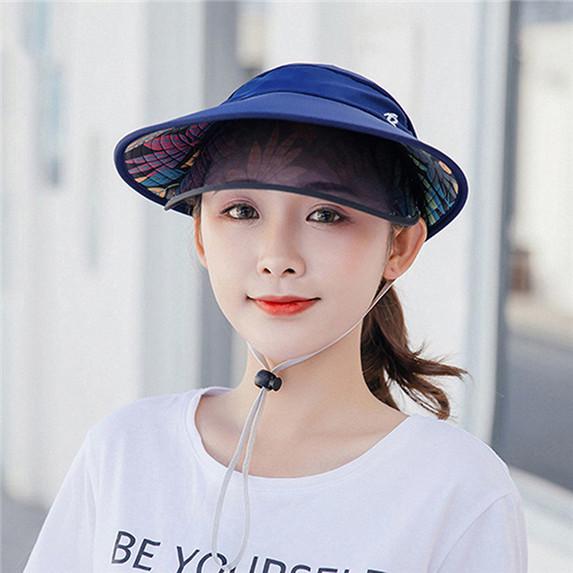 Adult Riding Mask Big Edge Sun Hat 