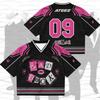 Summer Men's Women's Short Sleeve Jersey Kpop Fans Gift Golden Hour Part 5 ATEEZ Album T-shirt Tops Jsersey