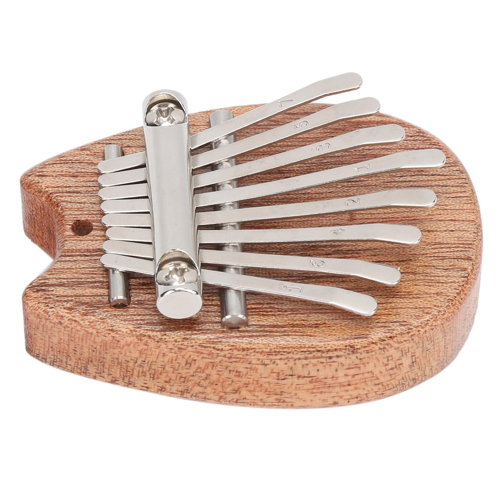 

8-тоновая мини-калимба, пианино для большого пальца, детский подарок, инструменты для досуга на открытом воздухе, форма кошачьих ушек