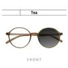 Vintage Round Green Frame Anti Blue Light Photochromic Reading Glasses for Men and Women Custom Prescription Eyewear