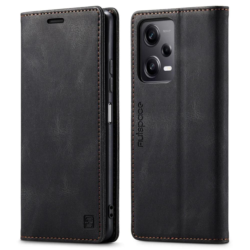 

Магнитный откидной кожаный чехол-кошелек для Redmi Note 12 11 10 S 8 9 Pro для Xiaomi 13 12 11 Lite 12T 11T 10T Pro Poco X5 Poco x5 чёрный