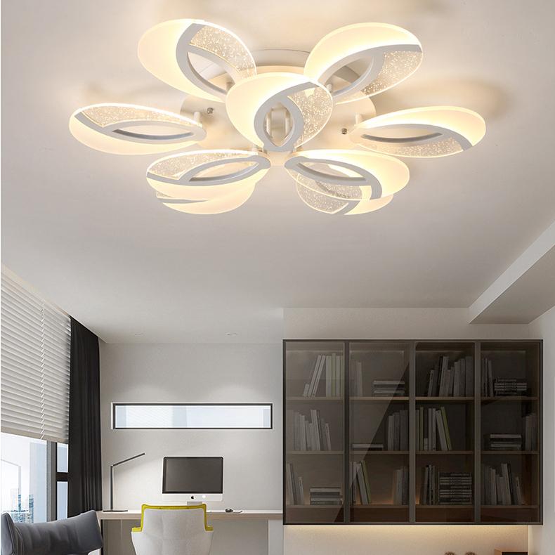 Plafoniera LED Sufragerie Dormitor Alb Restaurant Hotel Vila Lampa Creativa Plafoniera