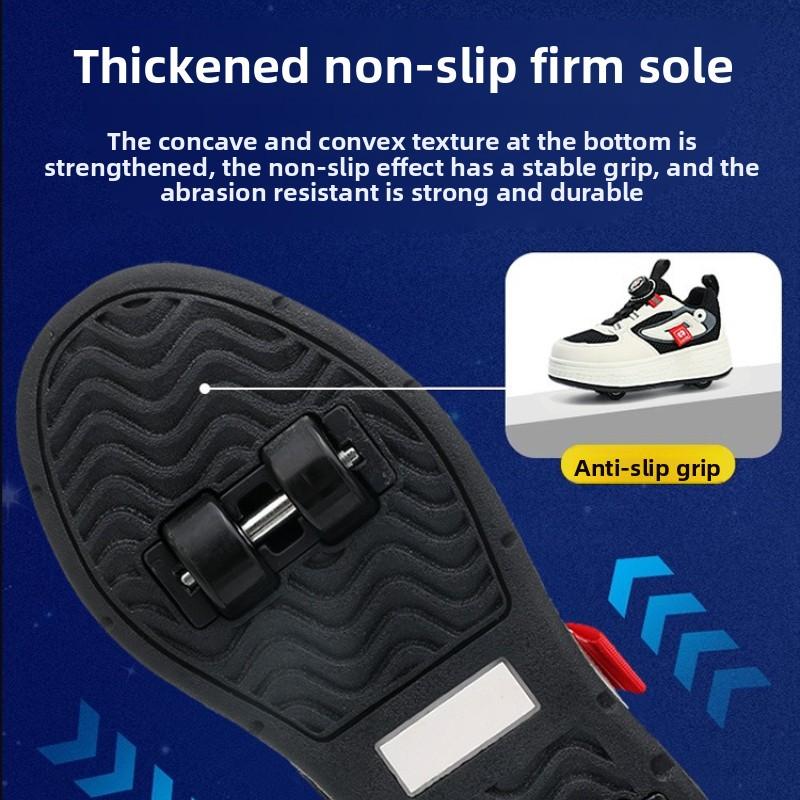 4 Wheel Racing Roller Skates for Boys and Girls Roller Inline Skates Shoes for Children's Ice Skating Sneaker with Wheels Gift