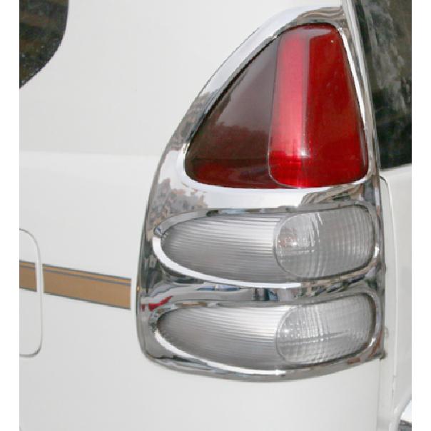 Задний фонарь Накладка на задний фонарь Для 2003-2009 Toyota Prado FJ120 Хром 2 шт.