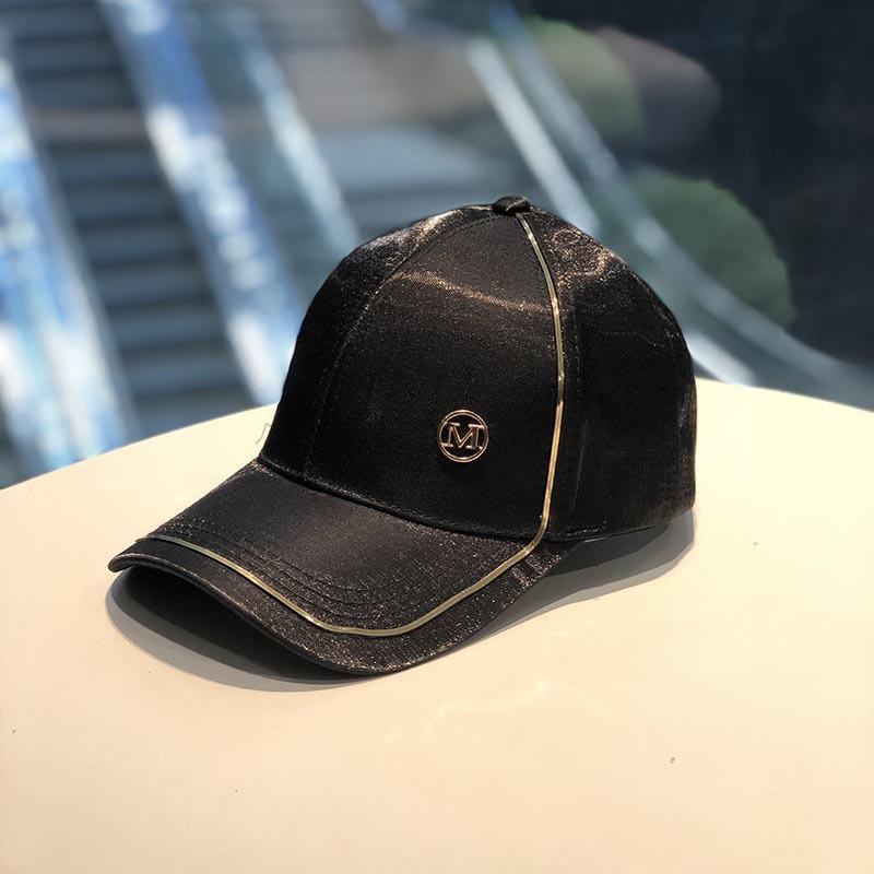 Rimiut Gold Border Shining M Women Men Baseball Caps Causal Black White Pink Classic Women Hat Hiphop şapka Caps for Men