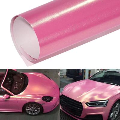 Goldsands Glitter Pink Vinyl Wrap do wnętrz motocykli i samochodów, matowe folie, małe arkusze kalkomanii, rolka 30 cm/50 x 152 cm