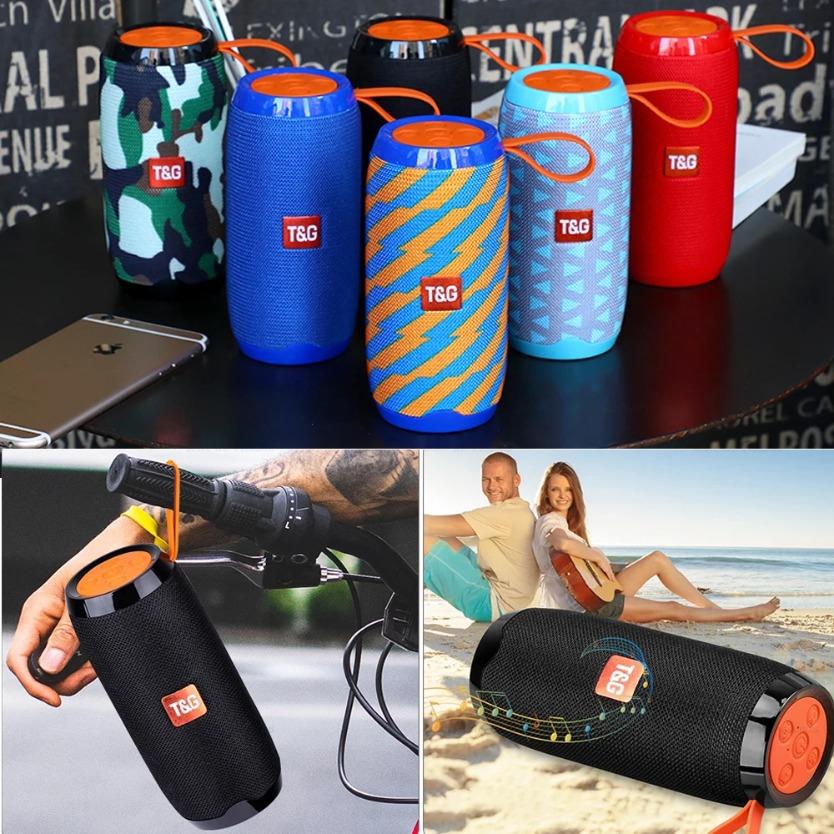 Multifunctional 100W wireless portable speaker with built-in microphone AUX-IN TF card for FM playback, TWS stereo pairing