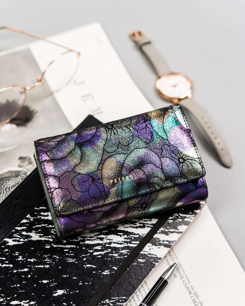 Women's Leather Wallet PTN 42108-MD GREEN