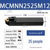 40°/50° CNC External Turning Tool Holder MCMNN2020K12-100 Indexable Tool
