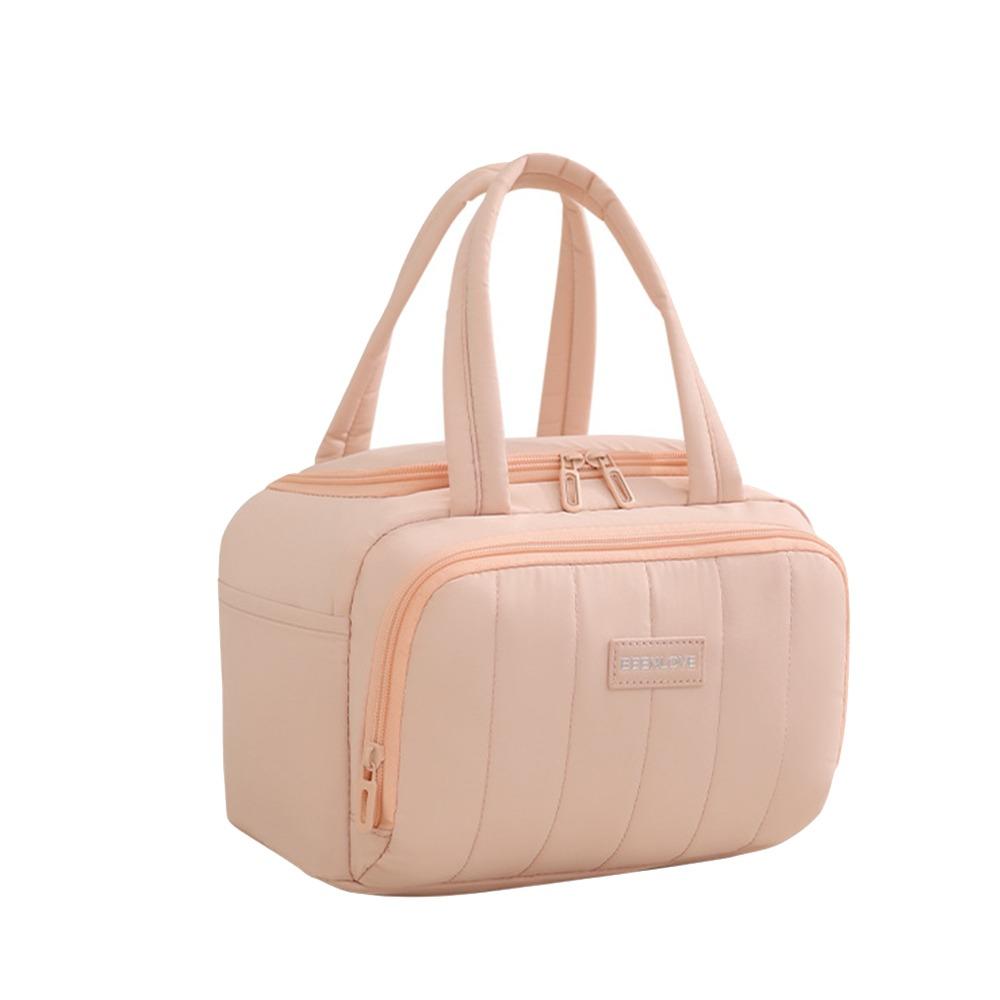 New Reusable Lunch Bag Double Layered Large Capacity Lunch Box Bag Insulated Lunch Pack Office Workers
