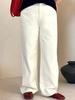 Plus Size Women's Wide Leg Floor-Length Casual Pants for Spring 2026 - Versatile Loose Jeans NK1502
