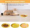 Cat Bowls Set of 6 Ceramic Cat Dishes Colorful Shallow Cat Food Bowl Whisker Fatigue Relief for Kittens Short-Legged Cats 15×15×3cm