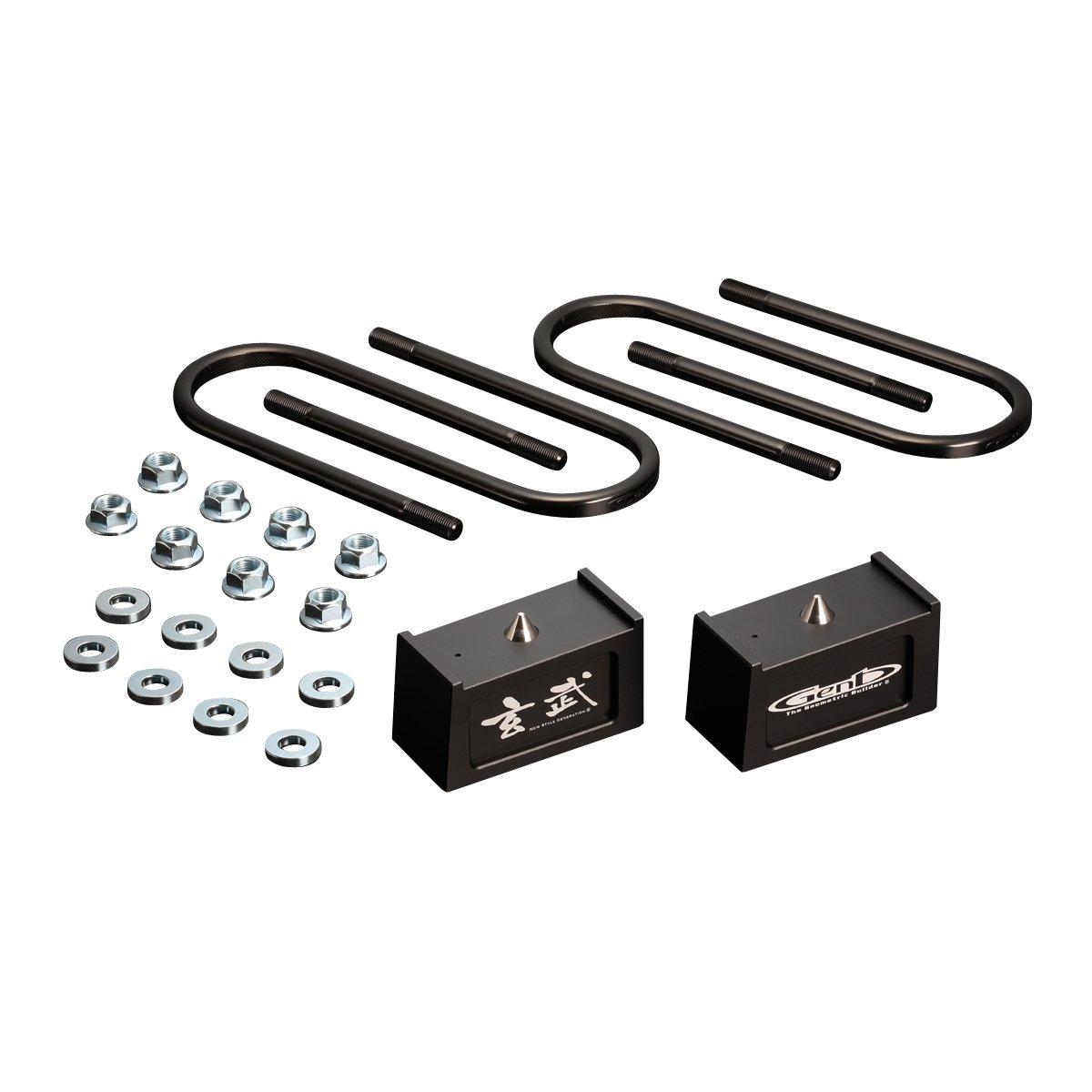 

Genb Hiace series height down block kit SDB25H TRH/KDH200 [2.5 inch/-62.5 mm] чорний