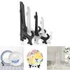 Plate Holder 10pcs/set Adjustable Hinges Black/transparent