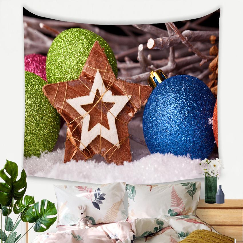 Lampă de podea Elk de Crăciun Tapiserie Festival de vacanță Dormitor Sufragerie Decorare de fundal Pânză suspendată