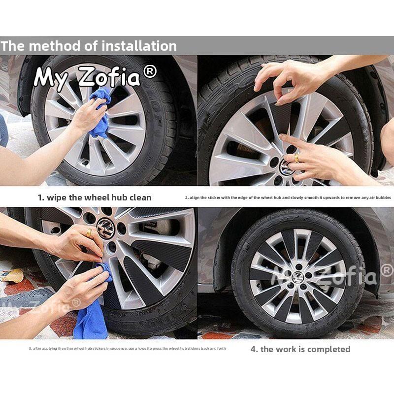 For Xpeng GX 2026 2027 Wheel Hub Adhesive Decorative Strip Self-Adhesive Vehicle Rim Decor Outline Protector Sticker Accessories