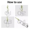 50/100Pcs Fishing Clips Fast Crankbait Snaps Fishing Connectors Saltwater Fishing Lock Lure Stainless