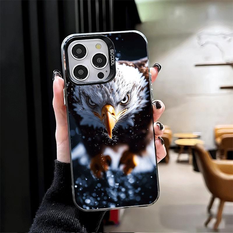 Bald Eagle Cool Soft Phone Case for iPhone 15 16 17 Pro Max 17Air 16E 14 Plus 13 12 Mini Shockproof Cover Back Shell