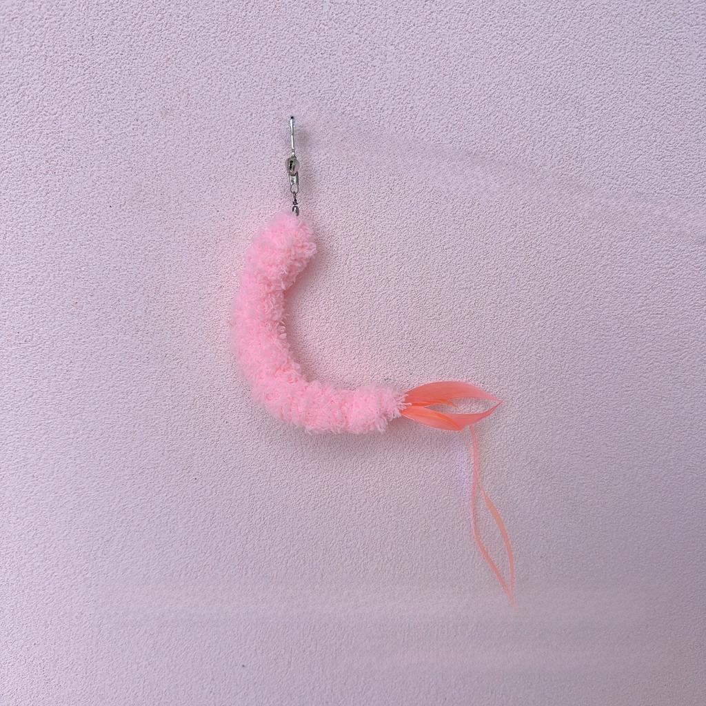 2pcs/3pcs Plush Shrimp Pet Cat Toy Replacement Accessories Funny Teaser Stick Wand Toy