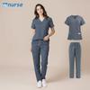 Medizinische Kasack-Uniform-Set für Krankenschwestern für Salon und Arbeitskleidung