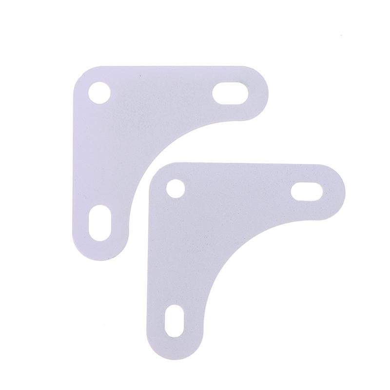 10 шт. Угловые пластины для перфорированного уголка Треугольный элемент Аксессуары для полок из уголка 8mm