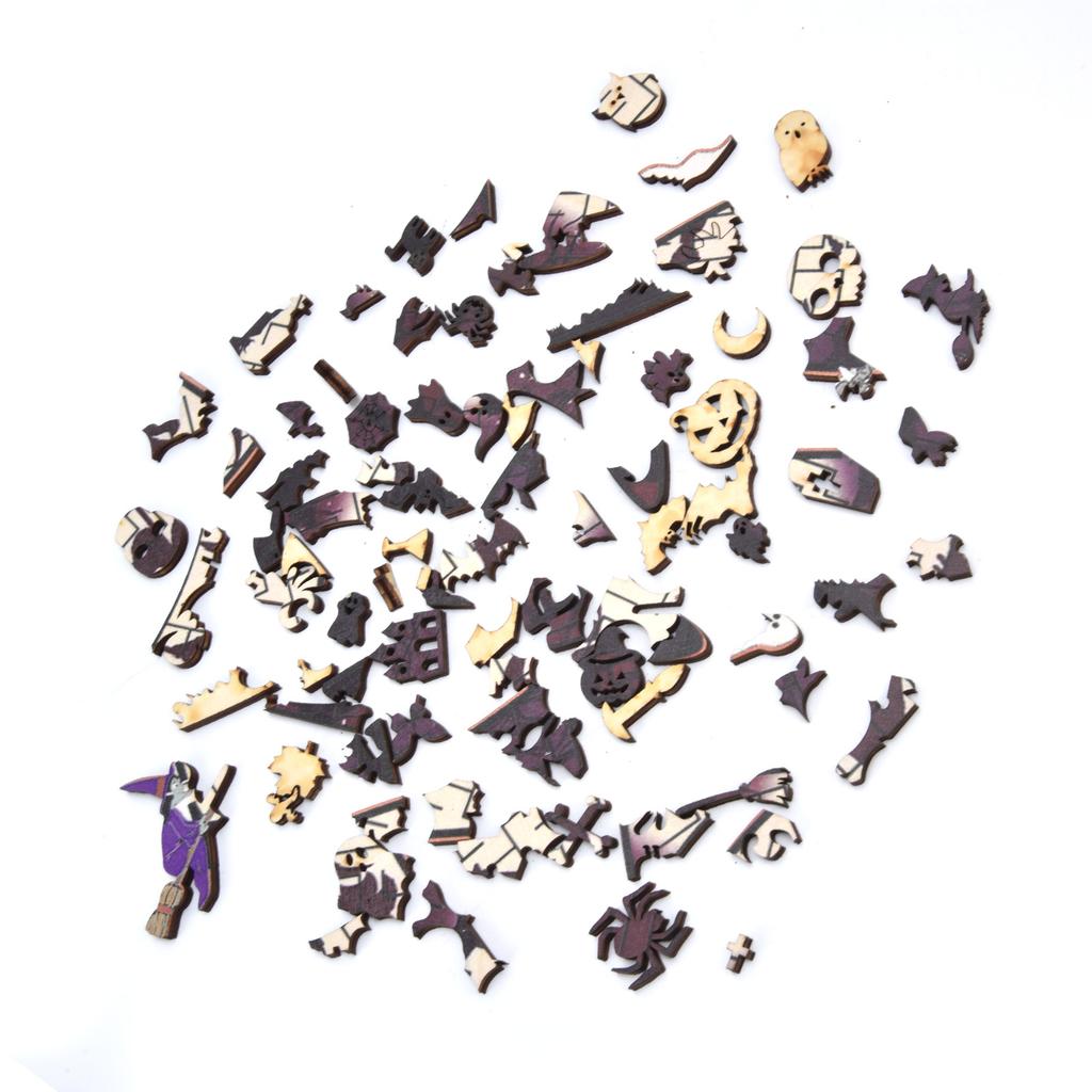 Halloween Witch Hat Puzzle Educational Durable Home Decorative Halloween Witch Hat Jigsaw for Children