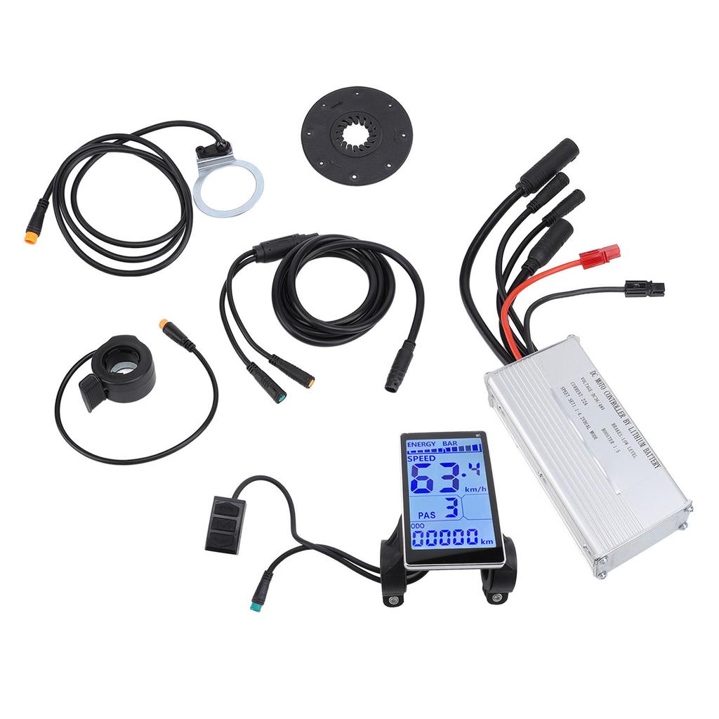 LCD Display Controller 36V 48V 22A Water Resistant LCD Display Meter Controller for Electric Scooter Folding Cycle